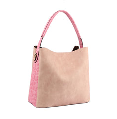 Fashion Leoprad Trim Hobo with Pouch