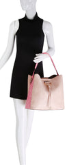 Fashion Leoprad Trim Hobo with Pouch