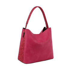 Fashion Leoprad Trim Hobo with Pouch