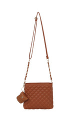 Classic Shoulder Bag With Airpod Case