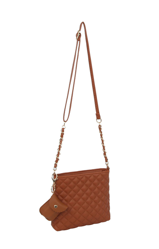 Classic Shoulder Bag with Airpod Case