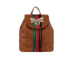 Fashion Bee Stripe Backpack
