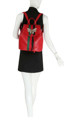 Fashion Bee Stripe Backpack