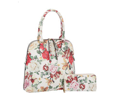 Top Handle 2Pc Set Handbag Wallet