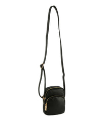 Crossbody Purse, Multi Pocket Zipper Bag, Shoulder Bag With Adjustable Strap