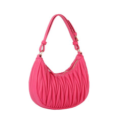 Quilted Half Moon Shoulder Bag