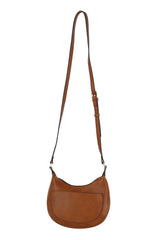 Whipstitching detail fringe crossbody