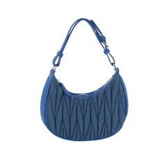 Quilted Denim Shoulder Bag