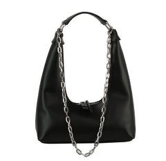 Small Hobo for Women Crescent Shoulder Bag With Chain