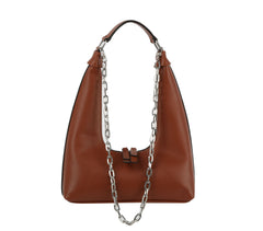Small Hobo for Women Crescent Shoulder Bag With Chain