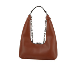 Small Hobo for Women Crescent Shoulder Bag With Chain