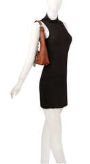 Small Hobo for Women Crescent Shoulder Bag With Chain