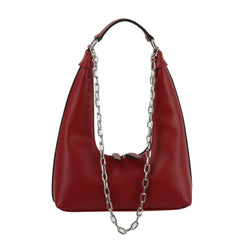 Small Hobo for Women Crescent Shoulder Bag With Chain