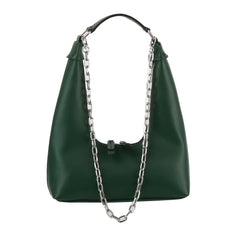 Small Hobo for Women Crescent Shoulder Bag With Chain
