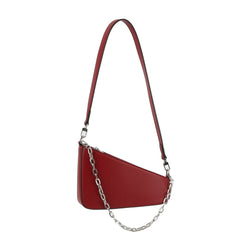 Oblique Shoulder Bag With Chain
