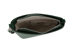 Oblique Shoulder Bag With Chain