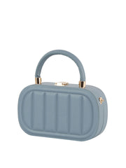 Box oval shape top handle crossbody