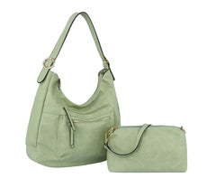 Fashion 2 In 1 Hobo With Pouch