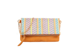 Envelope Crossbody Bag with Gold Chain bag