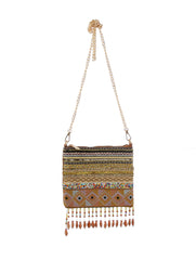 Fashion Fabric Crossbody Evening Bead Bag