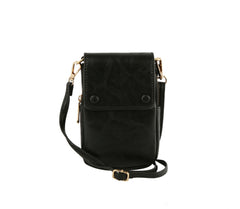 Small Cell Phone Purse Crossbody Bags For Women Leather Wallet