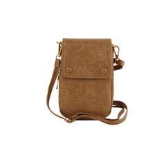 Small Cell Phone Purse Crossbody Bags For Women Leather Wallet
