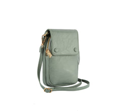 Small Cell Phone Purse Crossbody Bags For Women Leather Wallet