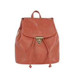 Shiny Leather Fashion Backpack