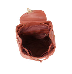 Shiny Leather Fashion Backpack