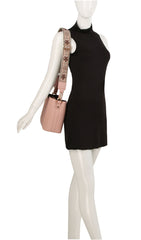 Button Detailed Triple Compartments Tote Bag