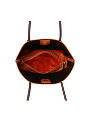 2 In 1 Button Detailed Front Pocket Tote