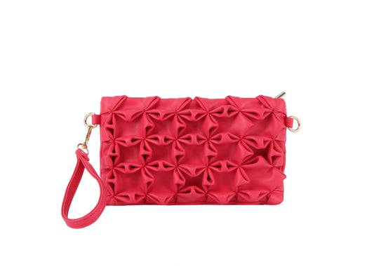 Ruched clutch