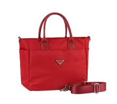 Travel tote with trolley sleeve
