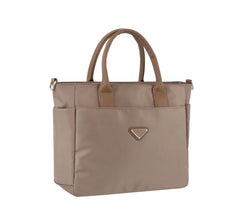 Travel tote with trolley sleeve