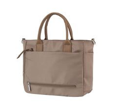 Travel tote with trolley sleeve