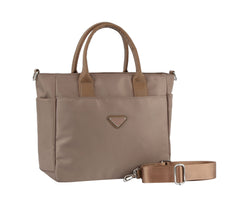 Travel tote with trolley sleeve