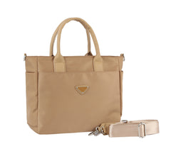 Travel tote with trolley sleeve