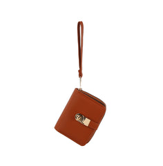 Flap Lock Half Wallet