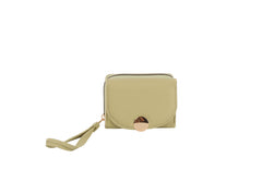 Flap Snap Closure Half Wallet