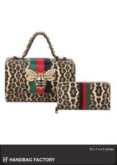 Fashion Bee Satchel With Matching Wallet Satchel