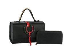 Top Handle Handbag 2Pcs Set Wallet