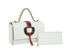 Top Handle Handbag 2Pcs Set Wallet