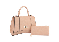 Fashion Satchel with Wallet