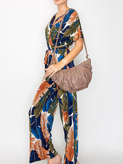 Pleated Knotted Shoulder Bag