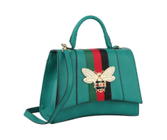 Designer Women Satchel Top Handle Clutch Set