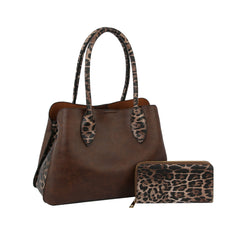 HF Leo Accented Hand Tote Set  HGV-0092W
