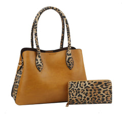 HF Leo Accented Hand Tote Set  HGV-0092W