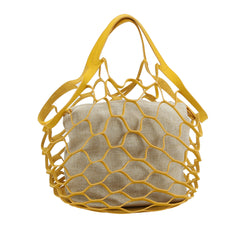 Mesh Beach CLUTCH Handbag Womens Casual Bag Foldable For Beach Picnic Vacation and Shopping