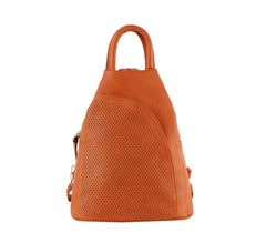 Laser Cut Convertible One And Double Strap Backpack