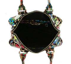 Fashion Leo Flower Satchel With Wallet